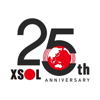 XSOLさま／25周年記念ロゴ